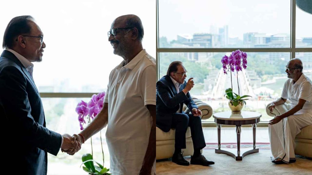 Malaysia Prime Minister Anwar Ibrahim Meets Rajinikanth Photos goes Viral