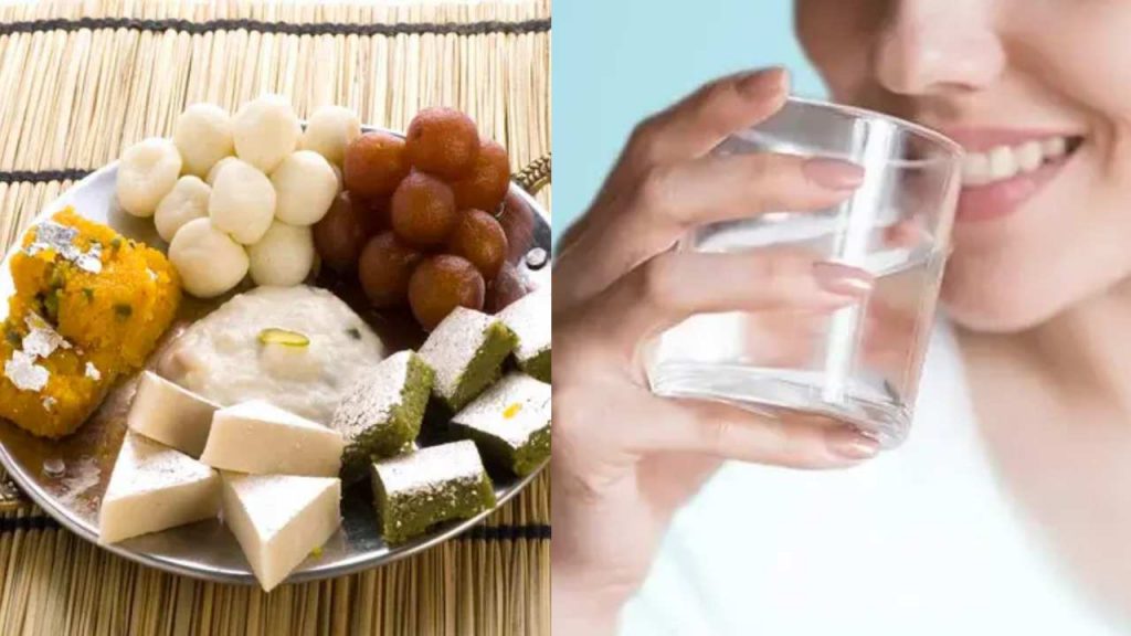 Dont Drink Water after eating Sweets it causes health Issues