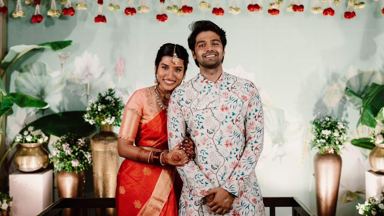 Actor Thrigun Marriage with Niveditha on September 3rd new couple photos goes viral