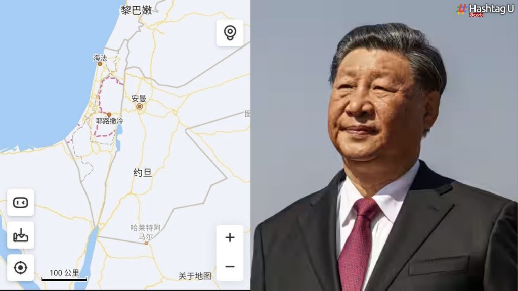 China Map Israel