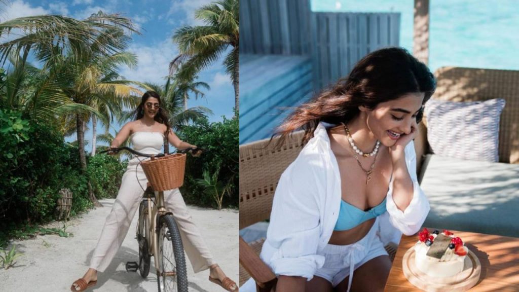 Pooja Hegde Enjoying Birthday in Maldives