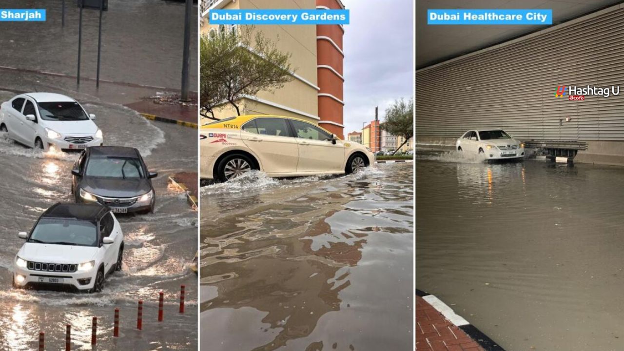Dubai Floods : వరదల్లో ఎడారి నగరం.. వీడియోలు వైరల్