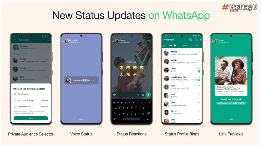Good News For Whatsapp Users.. No More Status Updates On The Message Screen.. What Does That Mean..