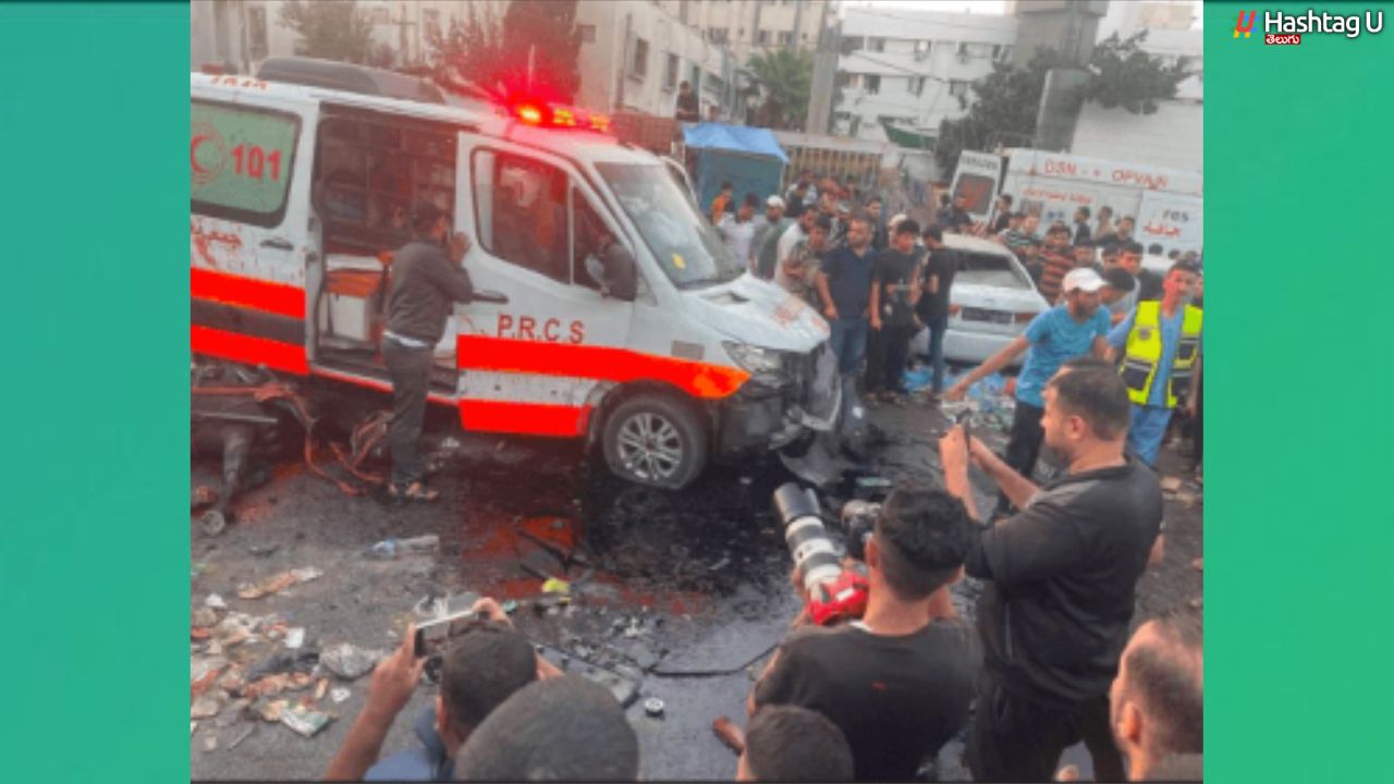 Israel Bombs Ambulances : అంబులెన్సులపైకి ఇజ్రాయెల్ బాంబులు.. 15 మంది మృతి, 60 మందికి గాయాలు