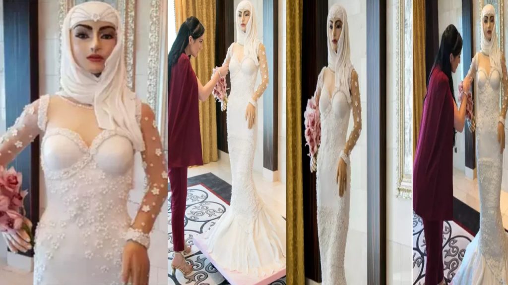 arab bride most expensive cake