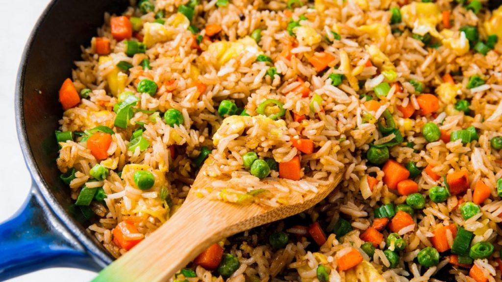home made veg fried rice
