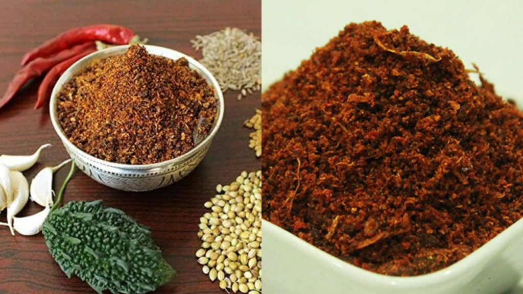 How to Prepare Kakarakaya Kaaram Podi Bitter Gourd Powder Simple Recipe