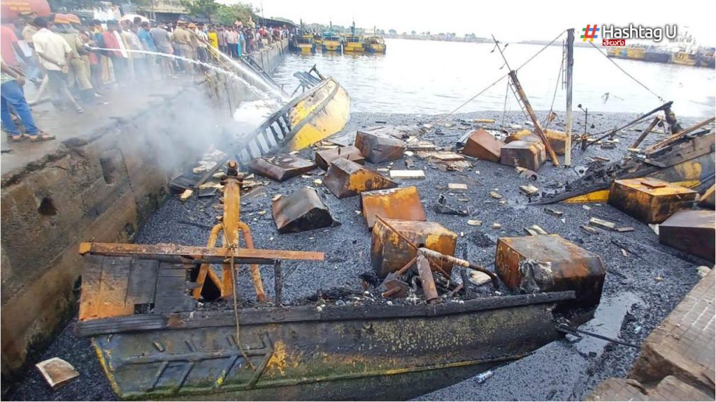 Reaction To The Fire At Visakhapatnam Fishing Harbour