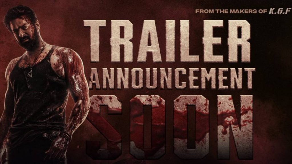 Prabhas Salaar Part 1 Trailer will Release Soon