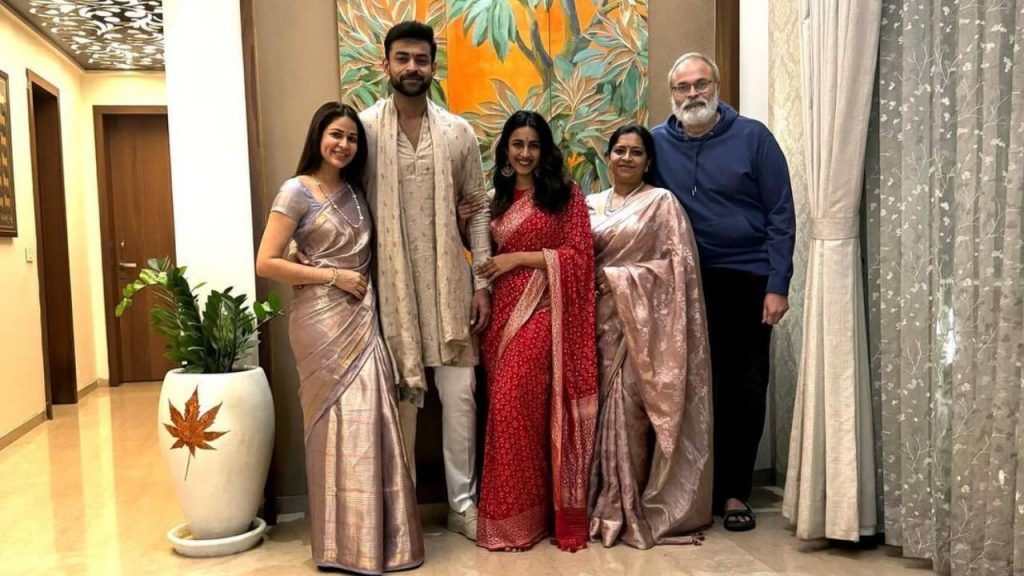 Lavanya Tripathi Celebrated her First Diwali after Marriage at Varun Tej Home