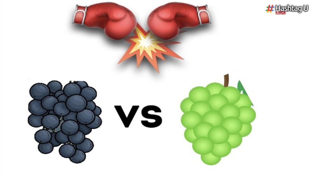 Do You Know Which One Is Better For Health Among Green Grapes And Black Grapes..
