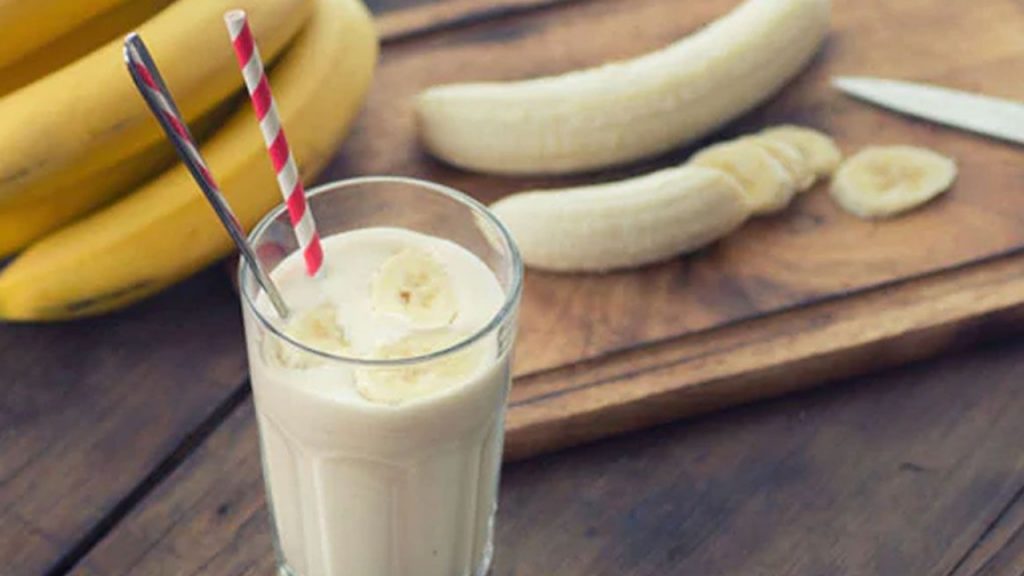 banana and milk