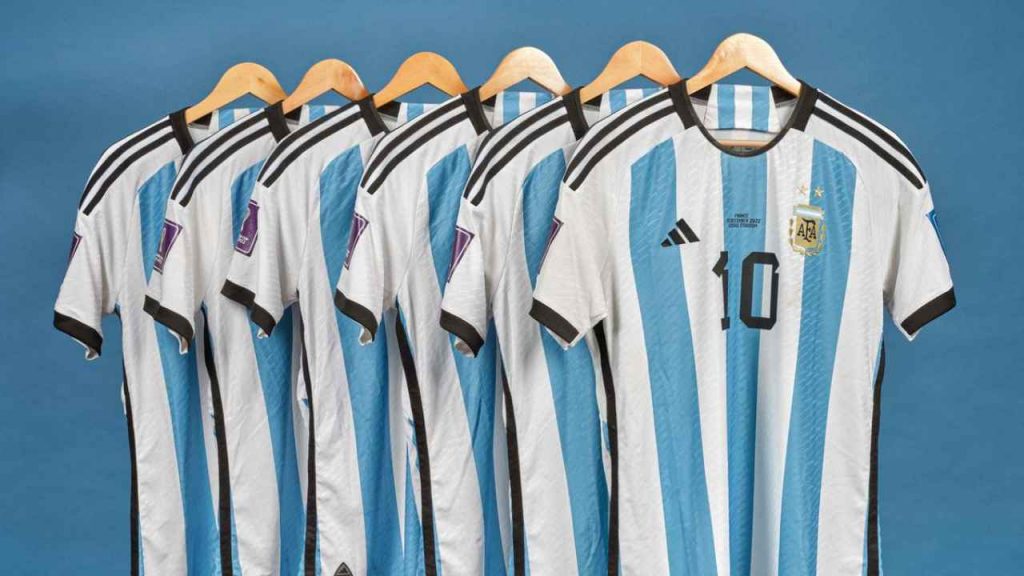 Messi Shirts Auction