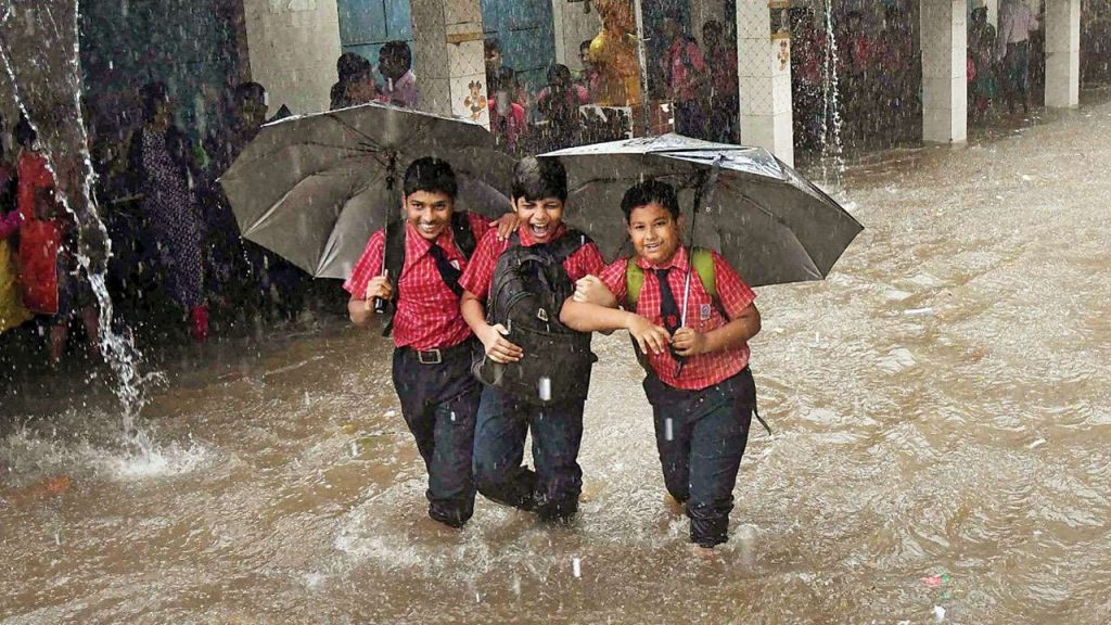 Rain- Schools - holyday