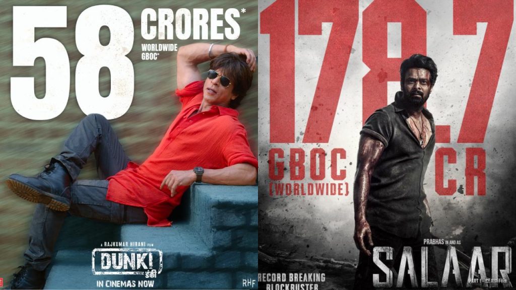 Prabhas Salaar Day 1 Collections are More Higher than Shah Rukh Khan Dunki Collections