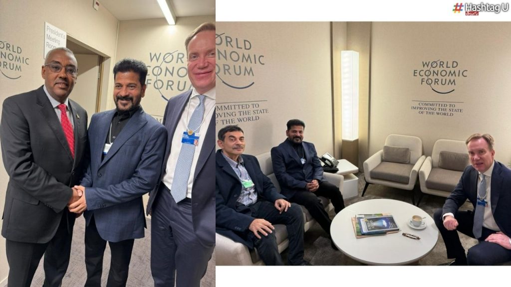 Cm Revanth Reddy Davos