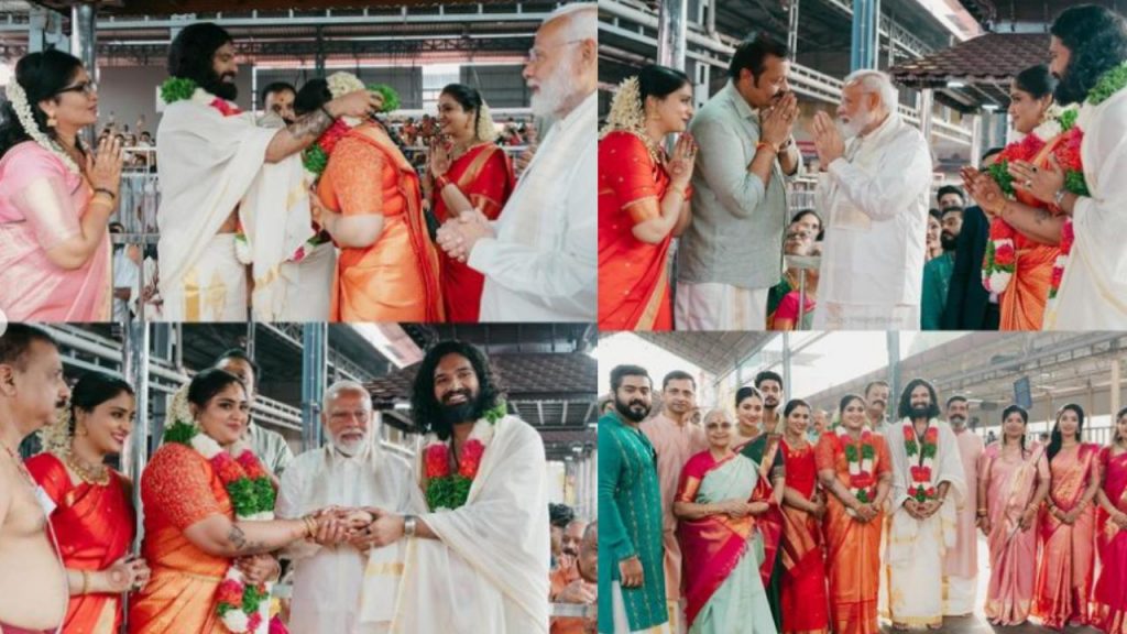 PM Modi Attend Malayalam Star Actor Suresh Gopi Daughter Wedding in Kerala