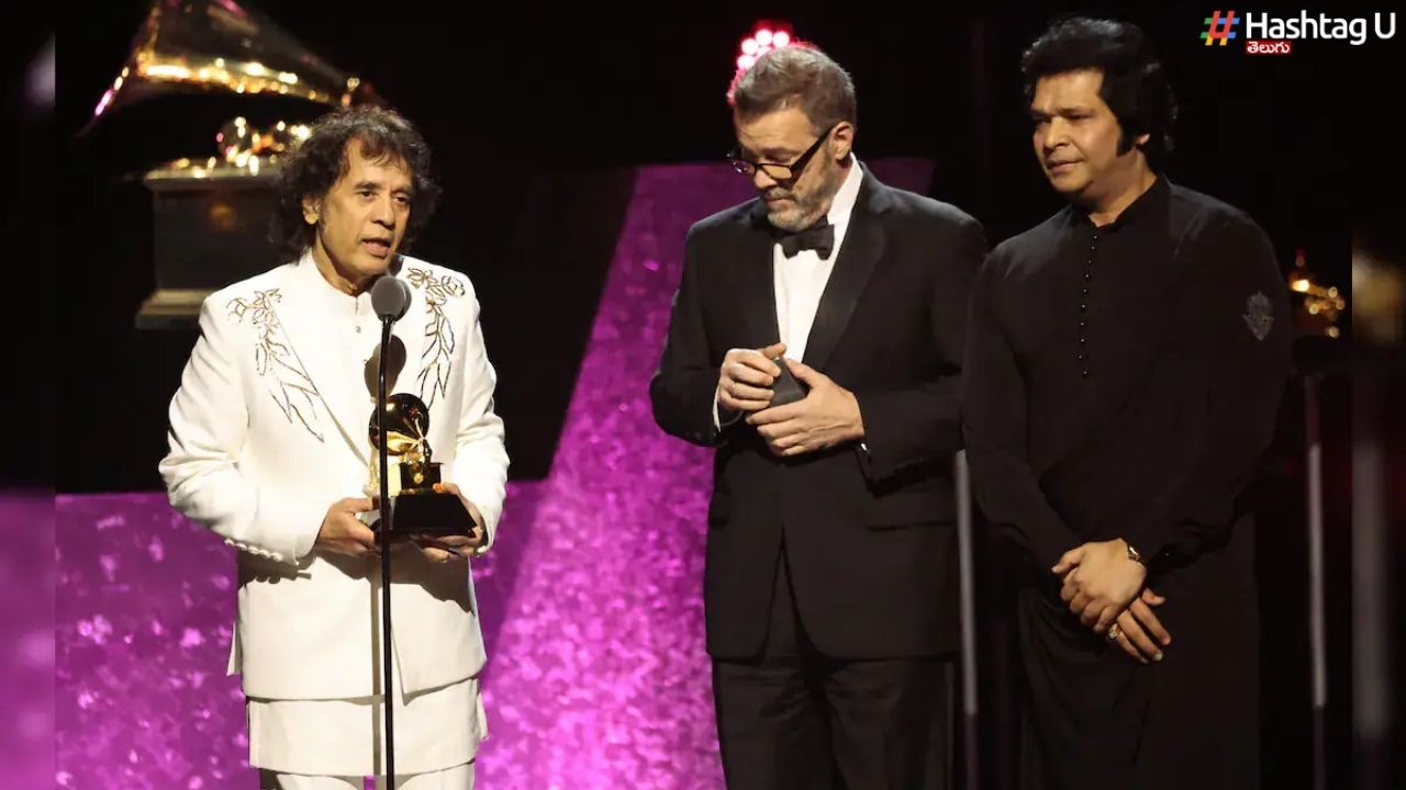 Grammy Awards : జాకిర్ హుస్సేన్, శంకర్ మహదేవన్‌లకు గ్రామీ అవార్డులు