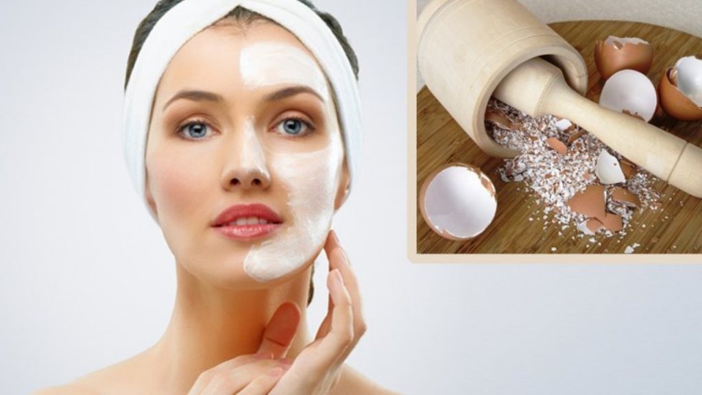 egg shells face pack