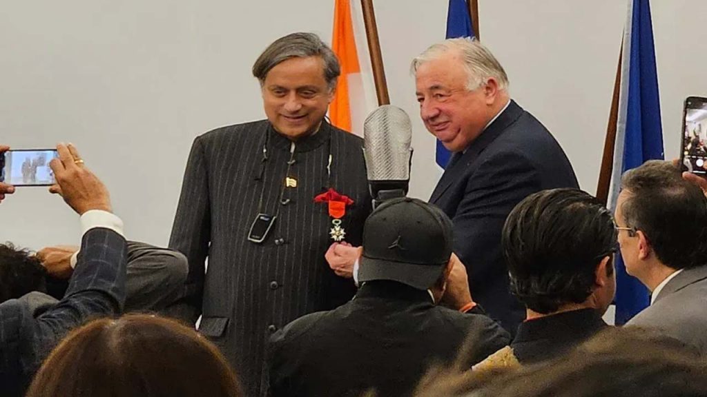 Shashi Tharoor Receives France S Highest Civilian Award Legion Of Honour For Outstanding Career