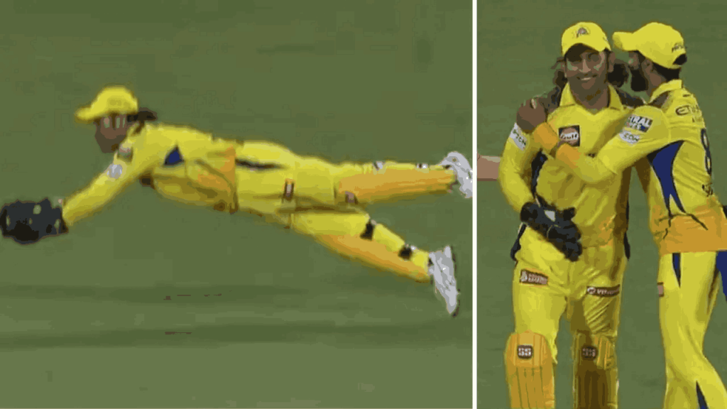 MS Dhoni Catch