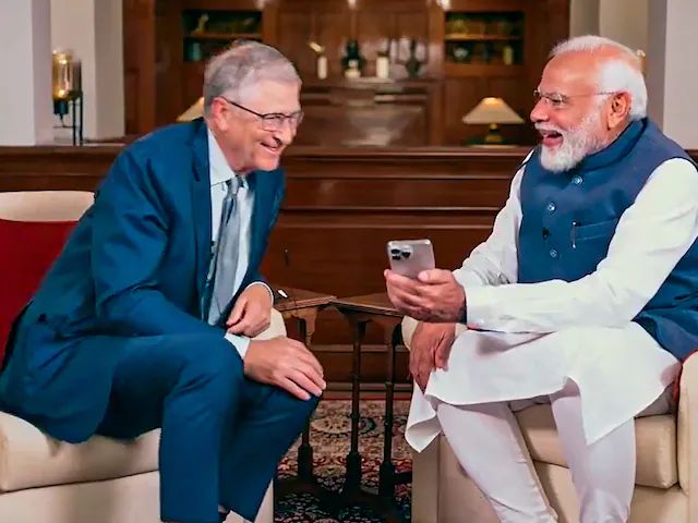 PM Modi Bill Gates Meet