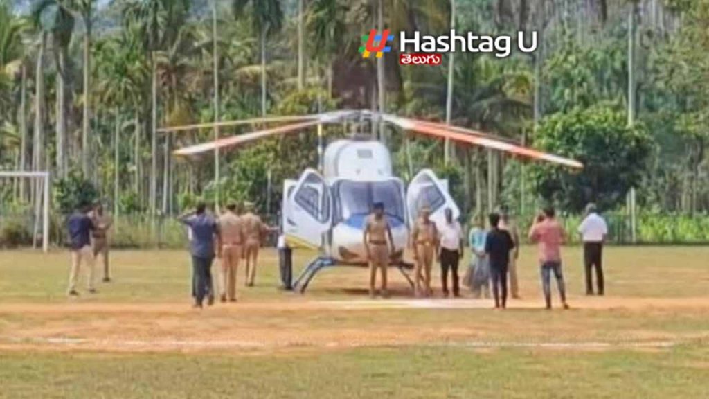 Officials inspected Rahul Gandhi's helicopter in Tamil Nadu
