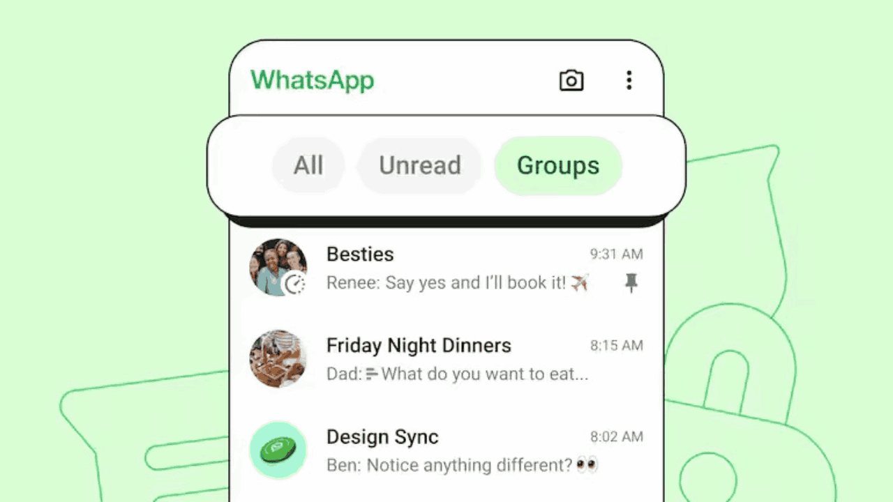 WhatsApp Chat Filters: వాట్సాప్ ఛాట్‌లను వడపోసే.. మూడు ఫిల్టర్లు..!