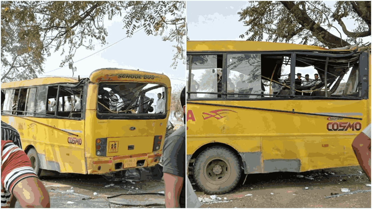 Bus Overturns: హ‌ర్యానాలో ఘోర రోడ్డు ప్ర‌మాదం.. ఆరుగురు విద్యార్థులు దుర్మ‌ర‌ణం