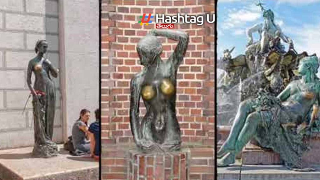 The 'groped' Female Statues