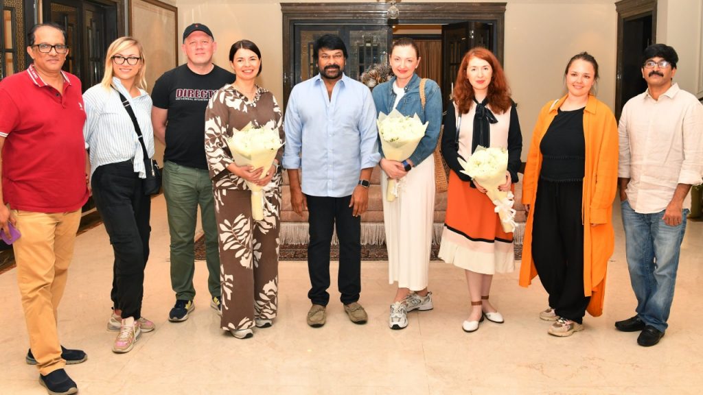 Vishwambhara Star Chiranjeevi Meeting With Russian Culture Ministry