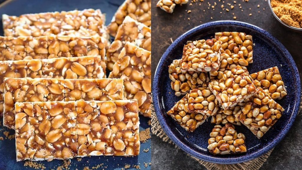How to Prepare Peanut Chikki at Home Benefits of Peanut Chikki Palli Patti