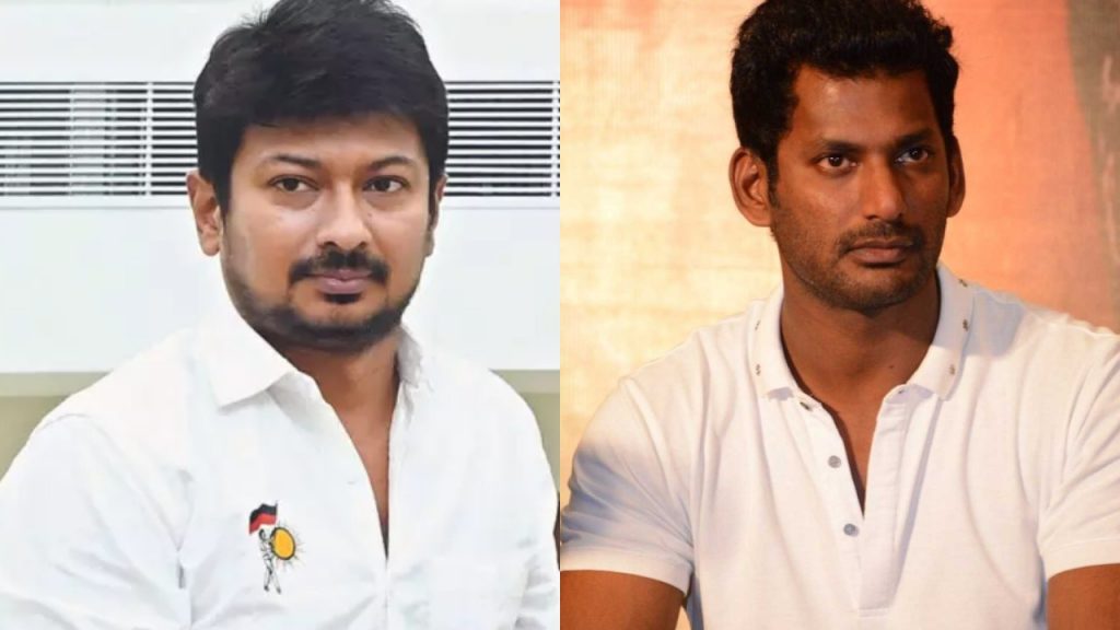 Vishal Sensational Comments on Udhayanidhi Stalin Red Gaint Pictures goes Viral