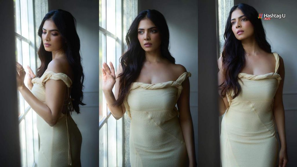 Malavika Mohanan With Light Yellow Dress From Latest Photoshoot