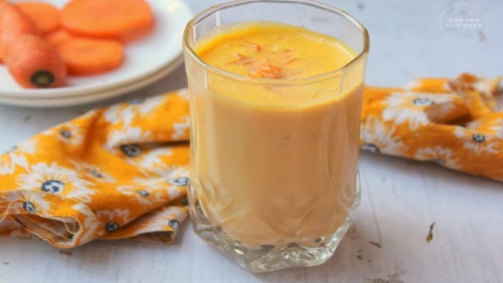 carrot milk shake