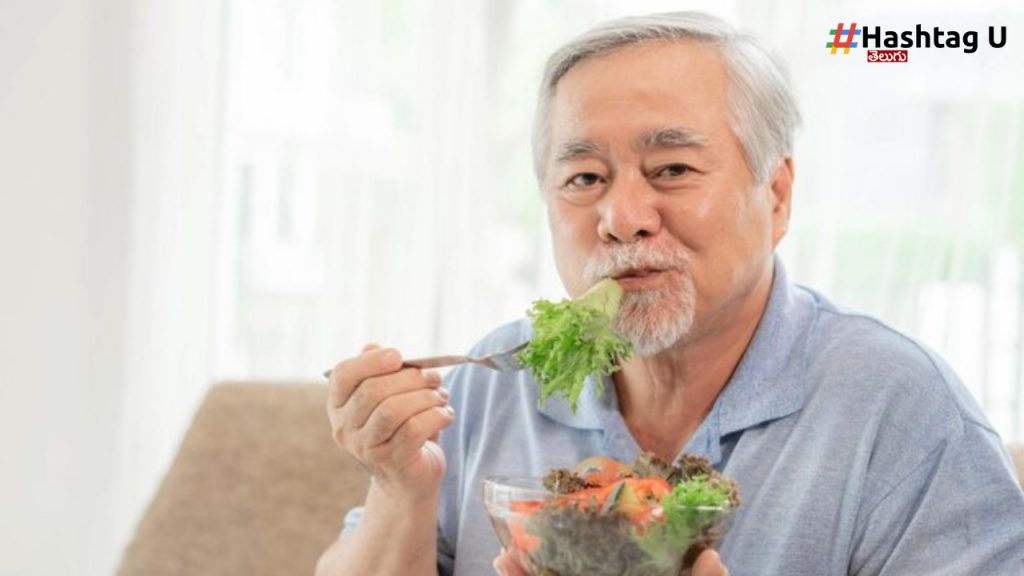 Old Man Food Eating