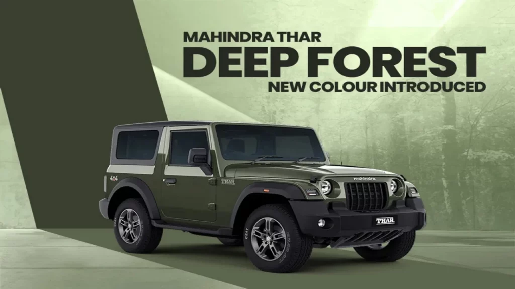 Mahindra Thar New Colour