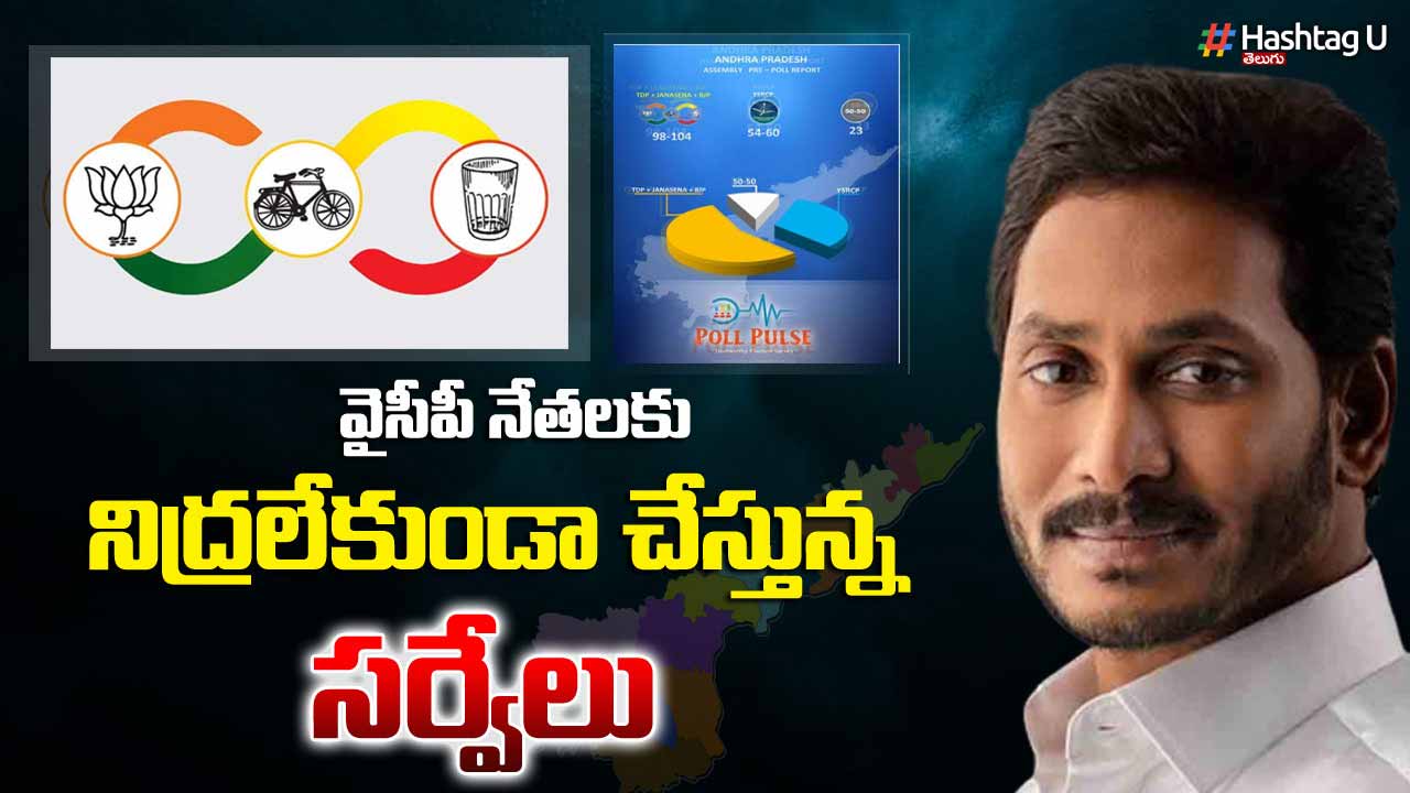 AP Poll :  వైసీపీ నేతలకు నిద్ర లేకుండా చేస్తున్న సర్వేలు..