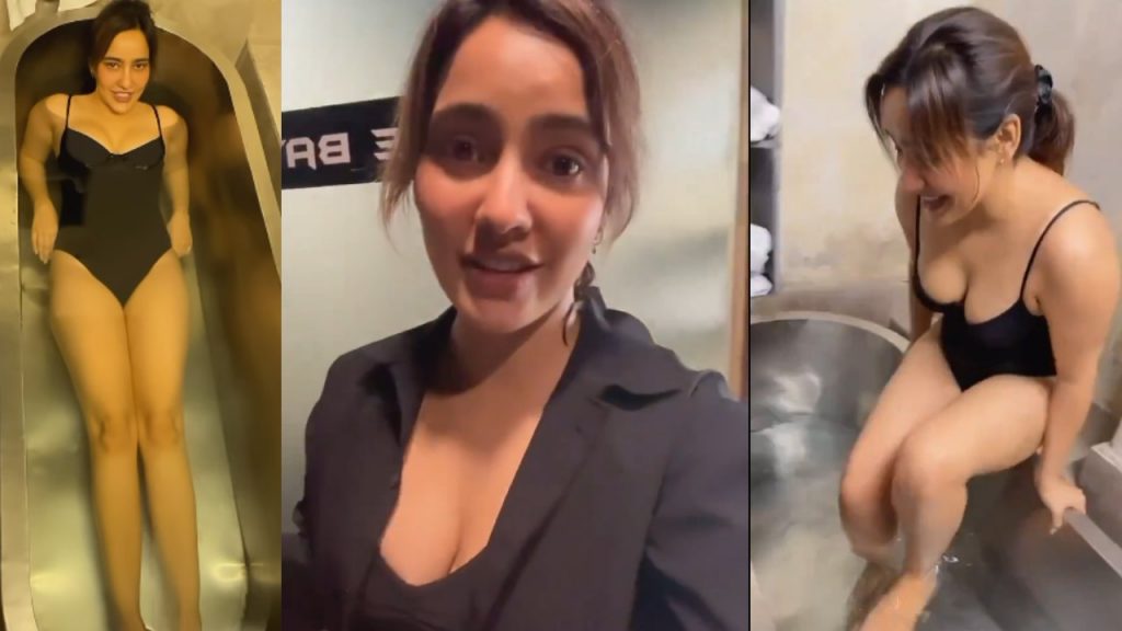 Bollywood Actress Neha Sharma Ice Bath Video Gone Viral
