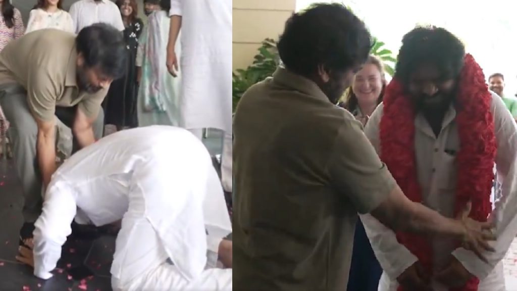 Pawan Kalyan At Chiranjeevi Residence After Success In Ap Elections 2024