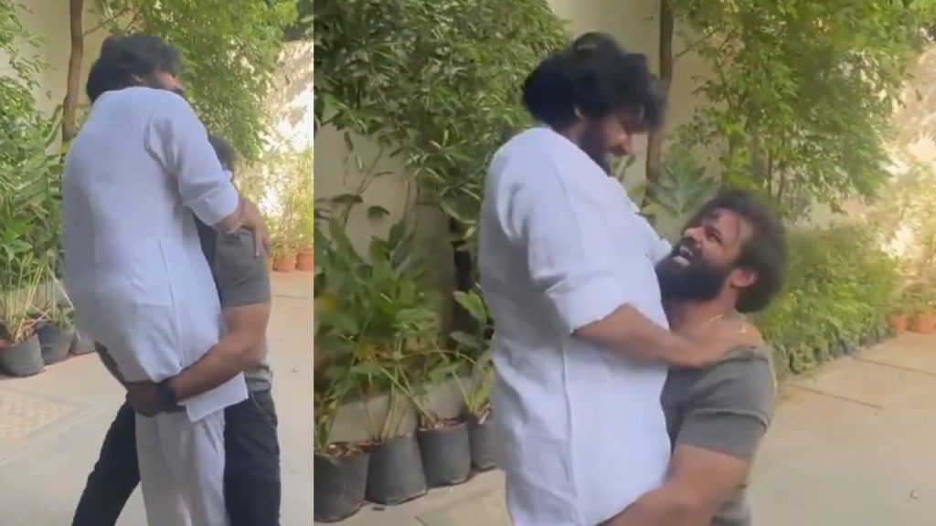 Sai Dharma Tej Shares Lovely Video With Pawan Kalyan
