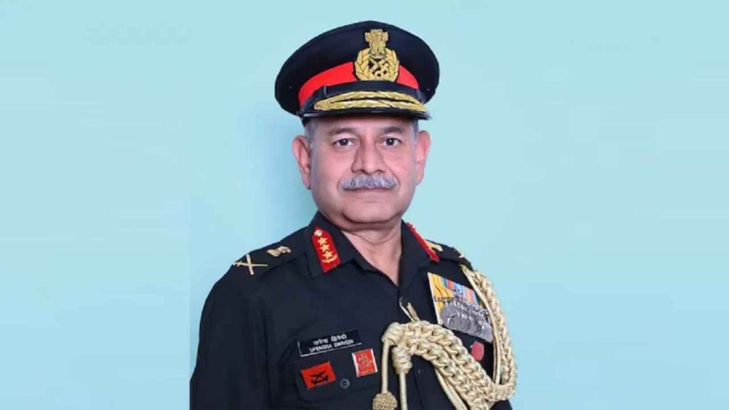 Indian Army Chief Dwivedi