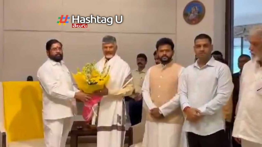 Chief Minister Chandrababu meet with CM Eknath Shinde