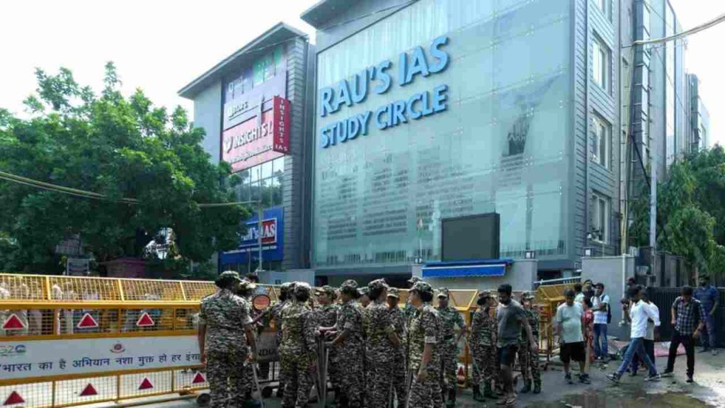 Delhi Coaching Centre Flooding
