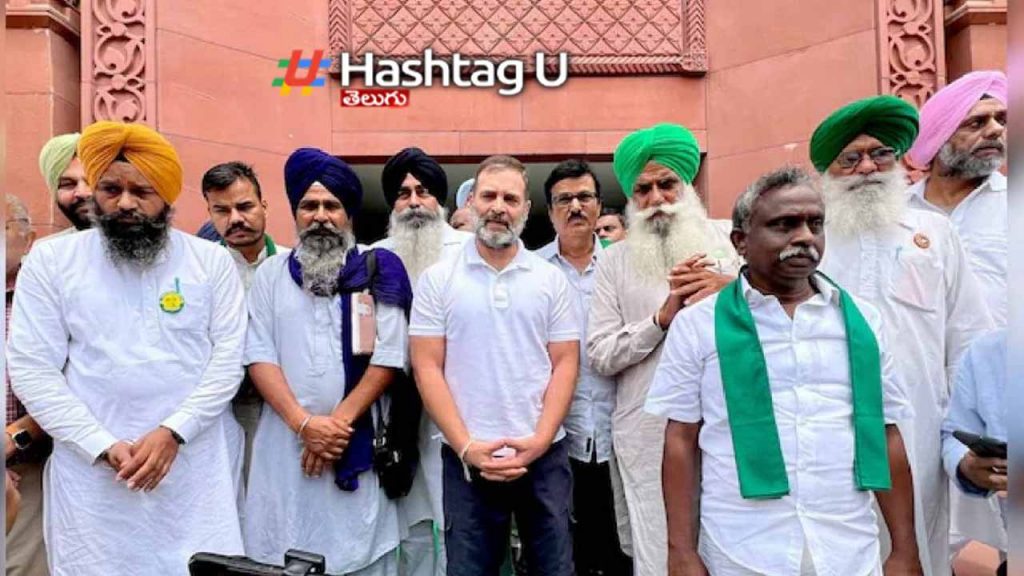 Leaders of farmers association meet with Rahul Gandhi