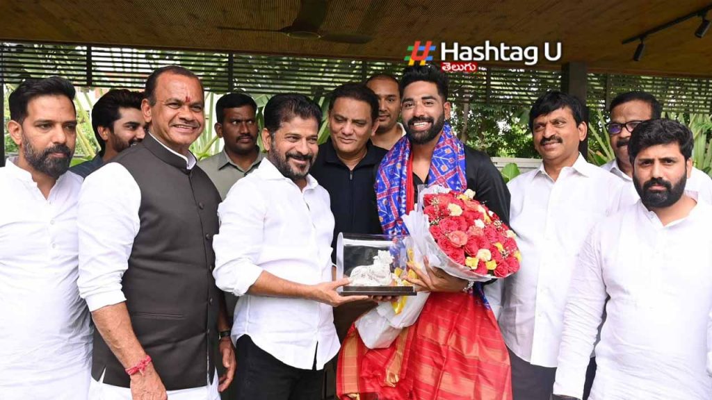 Mohammed Siraj meet Chief Minister Revanth Reddy
