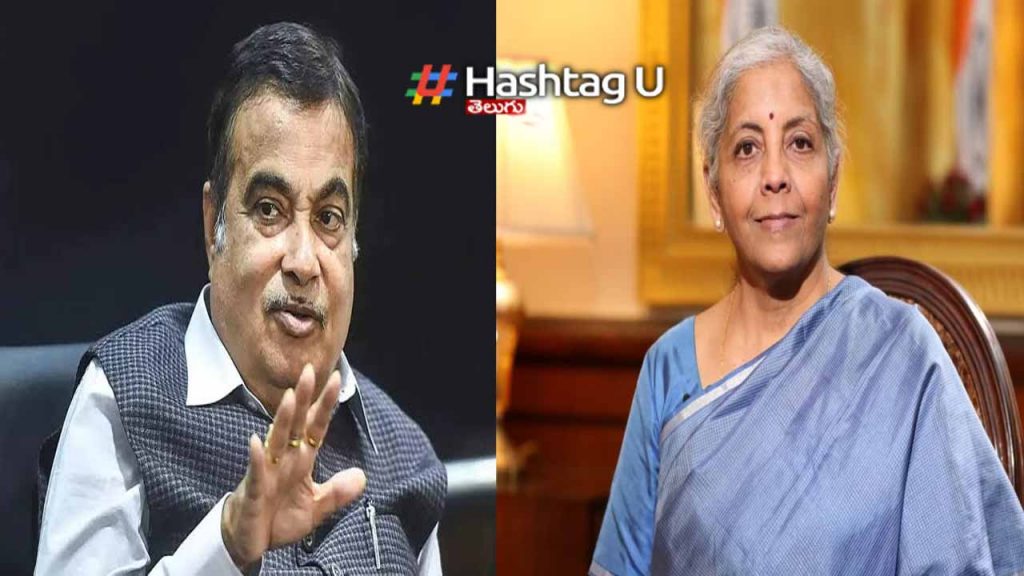 Nitin Gadkari letter to Nirmala Sitharaman