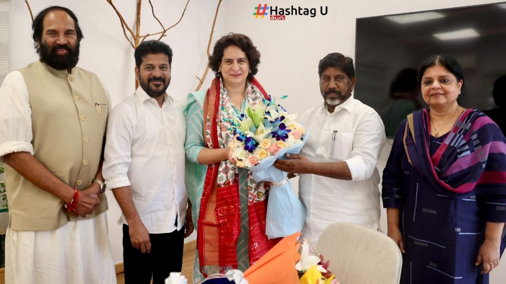 Cm Revanths Meeting With Priyanka Gandhi