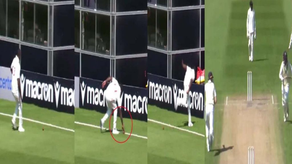 Fielder Saves The Boundary