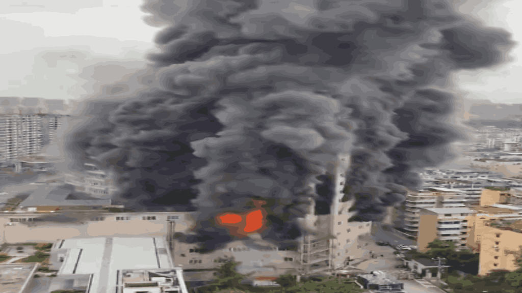 Fire At China Mall